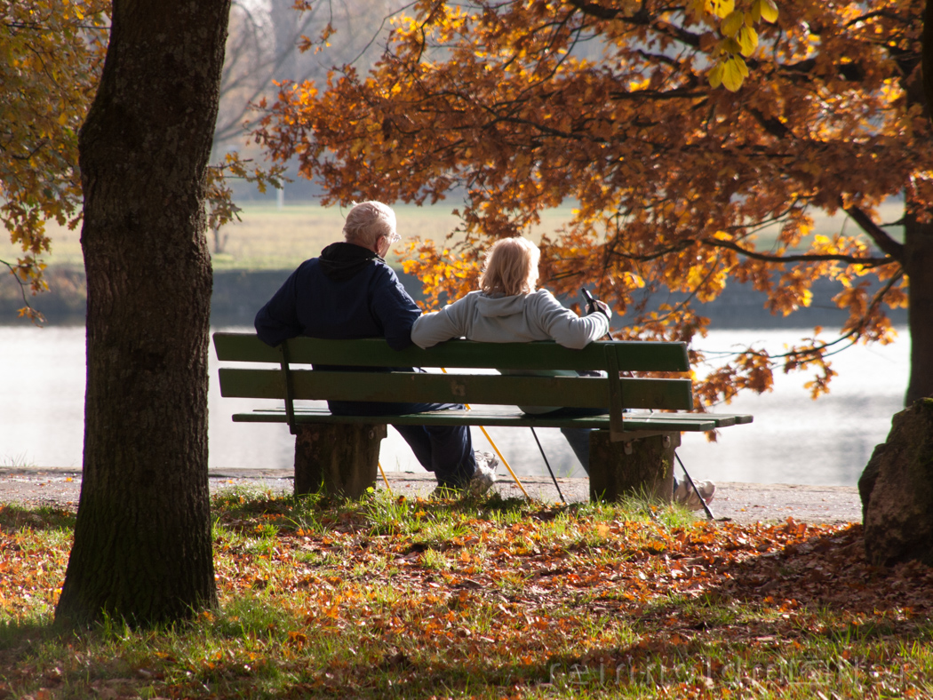 couple on a bench