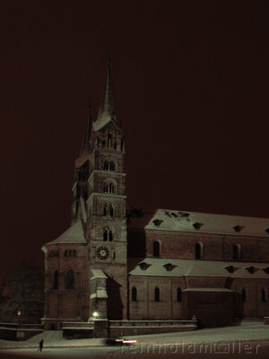 Bamberger Dom im Schnee