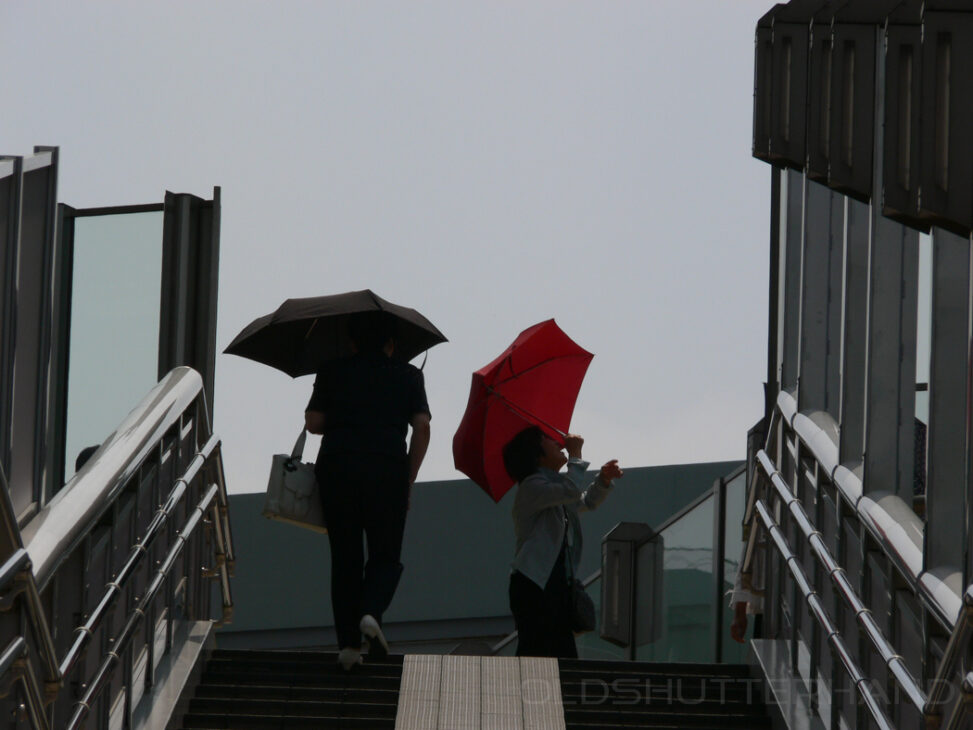 Regenschirme in Japan