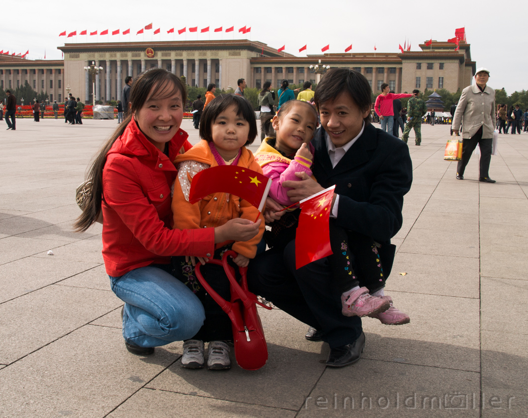 Familie in Peking
