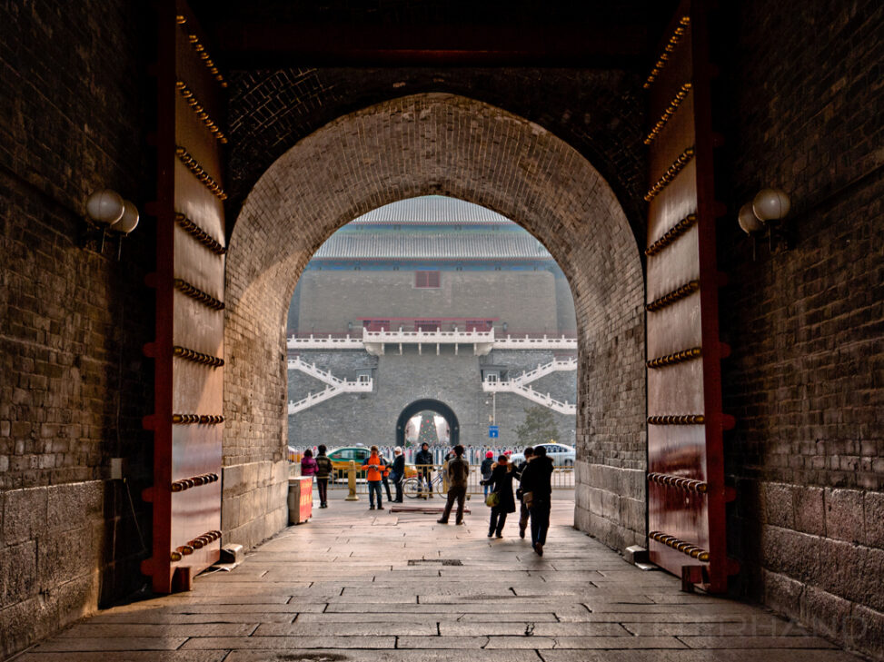 Zhengyangmen. Altes Stadttor von Peking