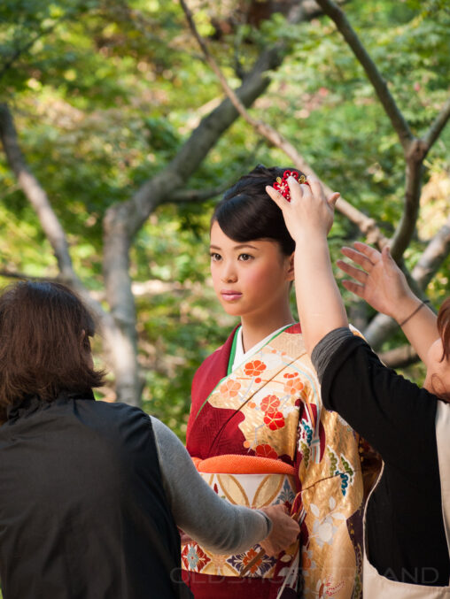 Japanische Braut im Hapo En
