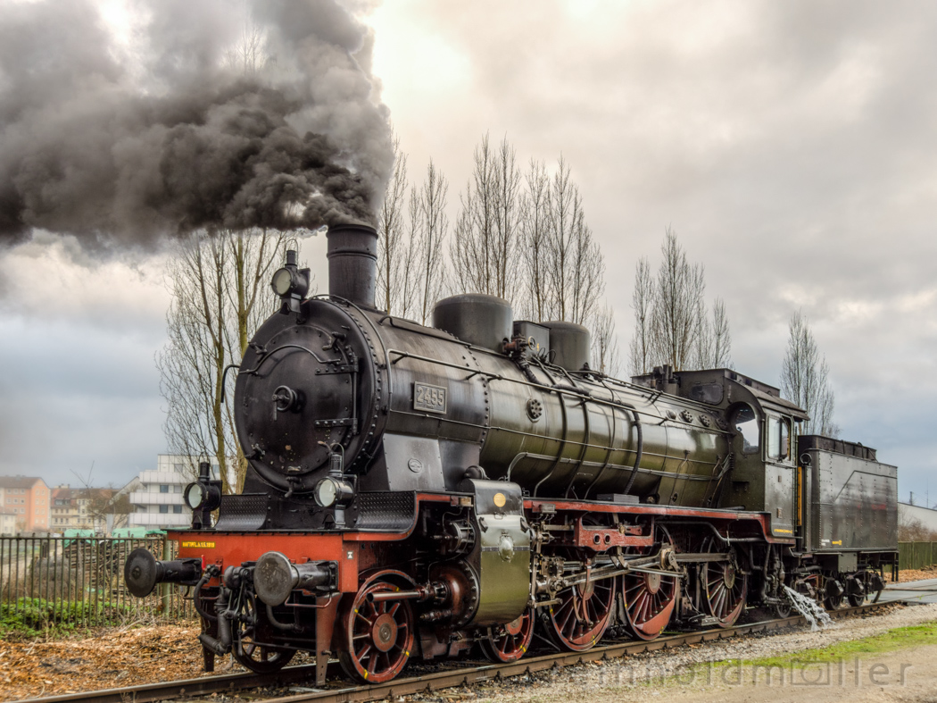 Lokomotive 2455 Posen/Rumänische Lok Nr. 230 094, gebaut 1919, repariert und wieder in Betrieb gesetzt 2001